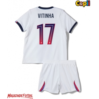 Paris Saint-Germain Vitinha #17 Echipament de Fotbal Replică 2026-27 Copii Deplasare (+ Șorturi)